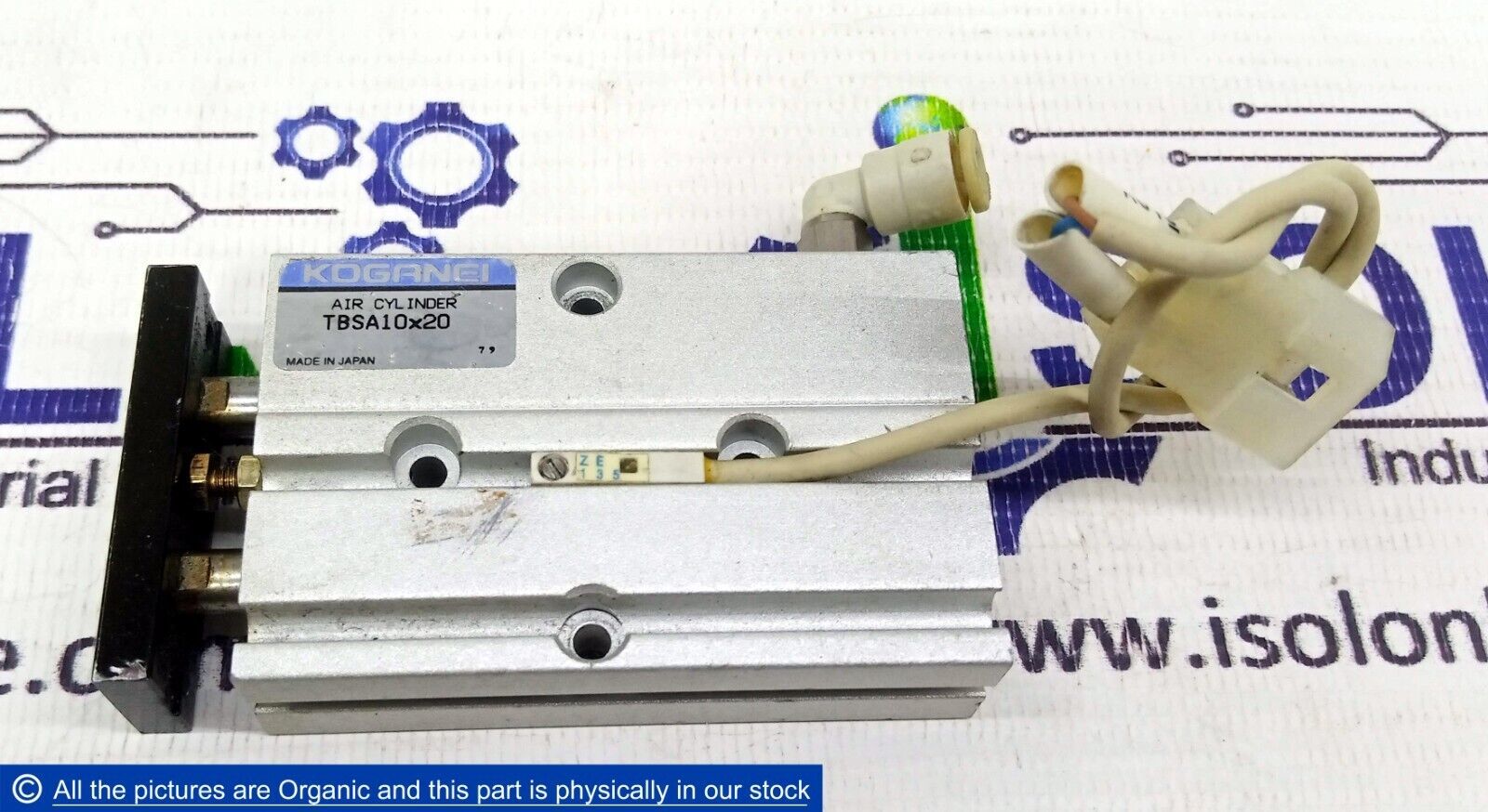 Koganei TBSA10x20 Pneumatic Air Cylinder Twin Rod W/ ZE135 Sensor Switch... - $258.00