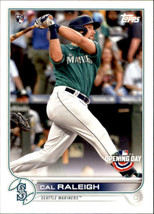 2022 Topps Opening Day #124 Cal Raleigh NM-MT RC Rookie Mariners - $1.67