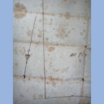 1820 antique HAND DRAWN LAND MAP/PLOT~LITCHFIELD,WATERTOWN NY~WOODRUFFY/... - $123.70