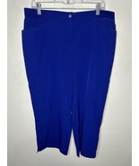 Zenergy By Chico’s Neema Emma Cargo Crop Pants In Mysterious Blue Size 2 - $39.99