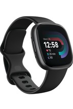 Fitbit Versa 4 Fitness Smartwatch Black with GPS Heart Rate Activity Watch - $143.96
