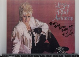 Leslee Bird Anderson Autograph Signed 8x10 Promotional Promo Photo tob - £52.12 GBP