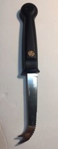 Revere Ware Knife 4” Blade Serrated Steak Black Handle Light Weight Stai... - $5.41