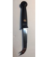 Revere Ware Knife 4” Blade Serrated Steak Black Handle Light Weight Stai... - £4.23 GBP