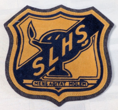 SLHS HIGH SOUTH LAKES SCHOOL VINTAGE RETRO SEW ON PATCH EDUCATION ALUMNI... - $14.99