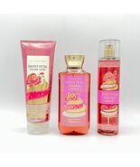 Bath &amp; Body Works Sweet Petal Pound Cake Cream, Shower Gel &amp; Mist 3-Piec... - $60.24 CAD