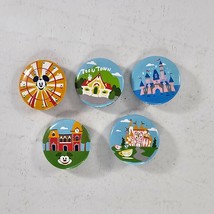 Loungefly Disneyland 65th Pin Set 2020 Castle Toontown Front Small World Teacups - £7.91 GBP