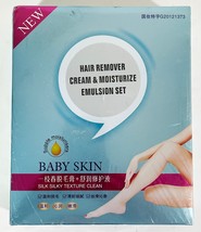 Baby Skin Hair Remover Cream 60g &amp; Moisturize Emulsion Set 60g (BRAND NEW) - $146.16 MXN