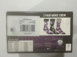 Nightmare Before Christmas Gift Box 3 Pairs of Socks Shoe Size 8-12  Bioworld - £5.42 GBP
