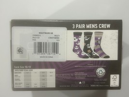 Nightmare Before Christmas Gift Box 3 Pairs of Socks Shoe Size 8-12  Bioworld - $6.87