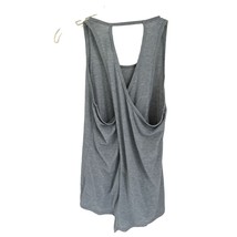 Athleta Tank Overlapping Back Gray Lightweight Size XSmall - $368.27 MXN