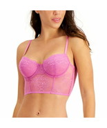 INC International Concepts Womens Lace Bustier Bra Small Dutch Pink - $13.94