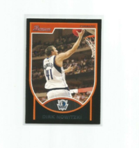 Dirk Nowitzki (Dallas Mavericks) 2007-08 Bowman Basketball Card #41 - £3.91 GBP