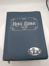 Holy Bible KJV Giant Print References Concordance Red Letter World Missionary - £41.11 GBP
