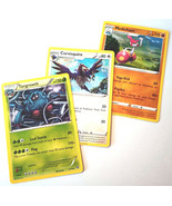  POKéMON 3-pack TRADING CARDS Tangrowth Corvisquire Medicham STAGE 1 201... - £2.72 GBP