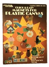 Leisure Arts Quick &amp; Easy Magnets for Plastic Canvas Needlework 1982 - $4.95