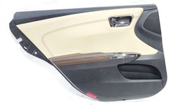 Left Rear Interior Door Trim Panel Limited Tan Brown OEM 2016 Toyota Avalon90... - $80.78