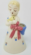 Table Planter Loving Blonde Woman Songbird Japanese Ceramic Vintage  - £11.68 GBP