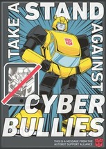 Transformers Animated TV Stand Against Cyber Bullies Image Refrigerator Magnet - £3.18 GBP