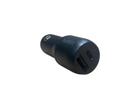 Belkin 37W Dual USB Car Charger (Fast Charge) - PDO & PPS Compatible - $9.89