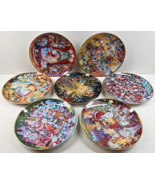 7 Pc Franklin Mint Holiday Cats Collector Plates Mix Lot Vintage Bell Di... - $1,839.26 MXN