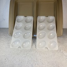 TUPPERWARE Deviled Egg Keeper Carrier 4pc Tray &amp; Lid Vintage - £11.85 GBP