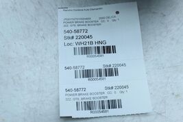 Power Brake Booster JKC Fits 00-05 CELICA 54581 image 2