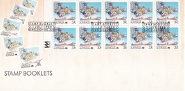 Australia: 1988 Living Together Stamp Booklet. LM Printing. FDC. Ref: P0021 - £1.64 GBP