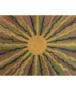 Painting Abstract Original Direct From Signed By Artist Sun Collectible Art - $17.75