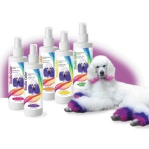 Pet Hair Dye Dog Cat Coat Semi Permanant Grooming Spray 4oz Choose From ... - $34.89
