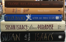 Susan Isaacs hardcover Lily White Close Relations Any Place I Hang My Hat Aft X5 - £19.41 GBP