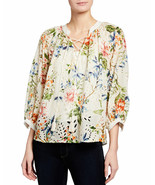 Johnny Was Sonnet Eyelet Peasant Top Boho S NWT - $184.64 CAD