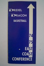 Vintage Baloncesto Media Pulsar Guía Drexel Universidad 1974 1975 - £34.30 GBP