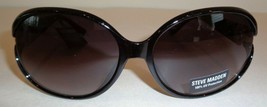 Steve Madden SM894101 DELILAH Black New Womens Round Fashion Sunglasses - £154.39 GBP