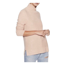 Equipment Chandler Soft Wool Blend Turtleneck Sweater XS Peach Neutral Fall - $625.50 MXN