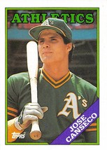 1988 Topps #370 Jose Canseco Oakland Athletics ⚾ - £0.70 GBP