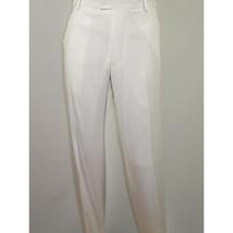 Men Silversilk 2pc Walking Leisure Matching Suit Italian Woven Knits 71003 White image 4