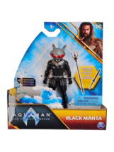 Spin Master Dc Aquaman &amp; The Lost Kingdom Black Manta 4&quot; Action Figure New - £6.29 GBP