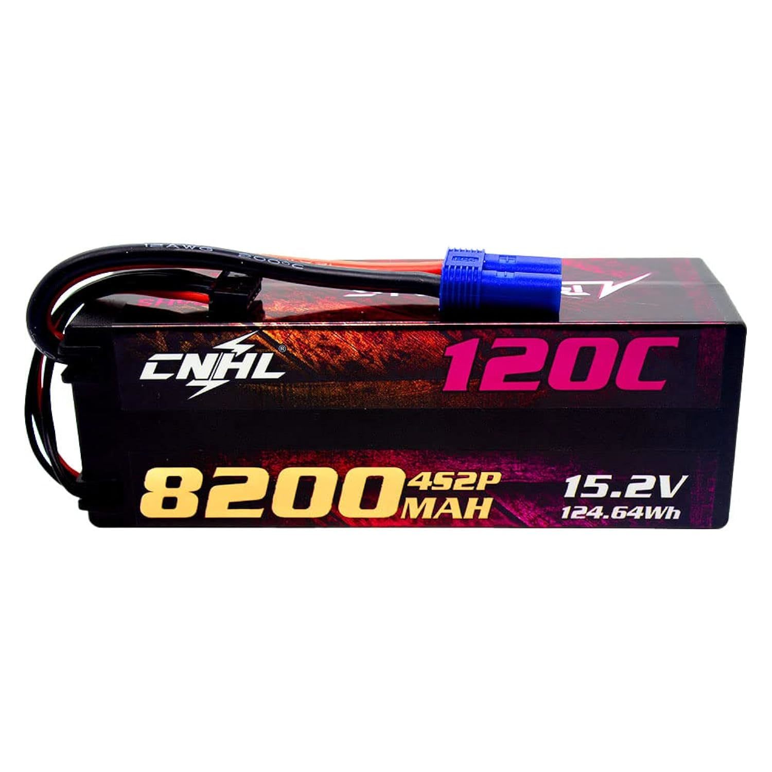 4S Lipo Battery 8200Mah High Voltage 120C 15.2V Lipo Battery With Ec5 Plug Hard