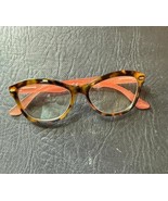 Peepers Reading Glasses +0.00 Blue Light Filtering Color Tortoise Red - $18.99