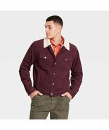 Goodfellow &amp; Co. Men&#39;s Faux Shearling Lined Denim Trucker Jacket LARGE G... - €43,12 EUR