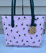 Kate Spade Marlee Pineapple Shoulder Tote Bag Purse - Pink Multi - £134.67 GBP