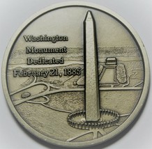 Huge 44.5mm Gem Unc Washington Monument Dedication Medallion~Free Shipping - £12.05 GBP