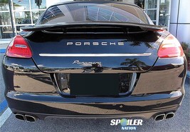 Porsche Panamera - Chrome Trunk Trim - Tailgate Accent - Premium Car Rear Detail - £19.87 GBP