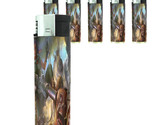 Scary Zombie D2 Set of 5 Electronic Refillable Butane - $15.79
