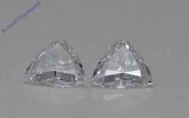A Pair of Triangle Cut Loose Diamonds (1.44 Ct,F Color,VS2-SI1 Clarity) - £3,594.13 GBP