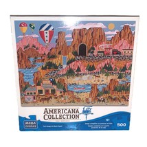 Americana Collection 500 Pc Jigsaw Puzzle 13&quot;x19&quot; Canyon Express, Anthon... - $19.34