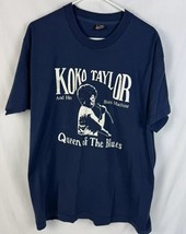 Vintage Koko Taylor T Shirt Queen Of The Blues Single Stitch XL USA 80s 90s - £102.25 GBP