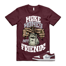 Bordeaux 1 Maroon Cherrywood Low Red White Cement Grey Wine T Shirt Match MM - £21.34 GBP+