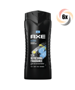 6x Bottles AXE Alaska 3in1 Ocean Air &amp; Bergamot Scent Hair &amp; Body Wash |... - £31.67 GBP